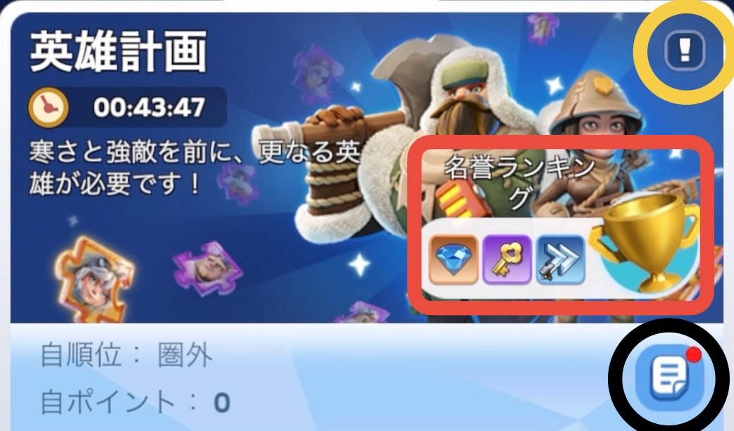 イベントページの見方